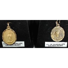 Sacred Heart / O.L. for Guadalupe Medal